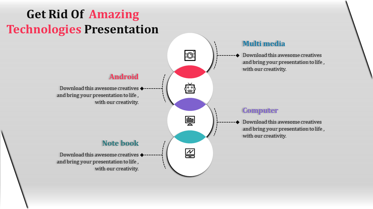 Technology PowerPoint template series model	